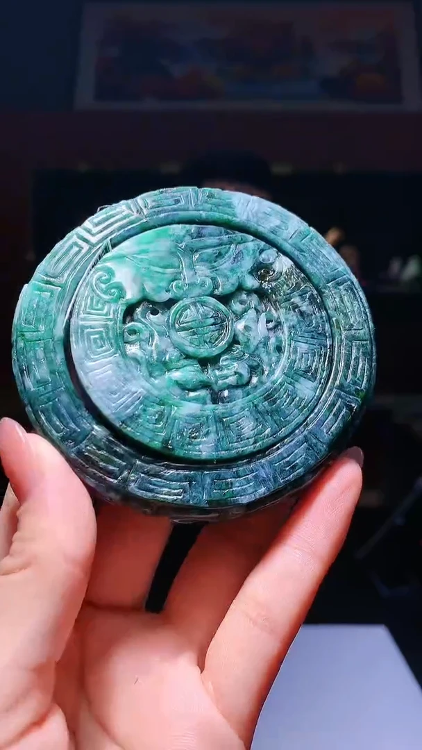 【闪购商品】定制翡翠未镶嵌1034hm-毛货套镯32