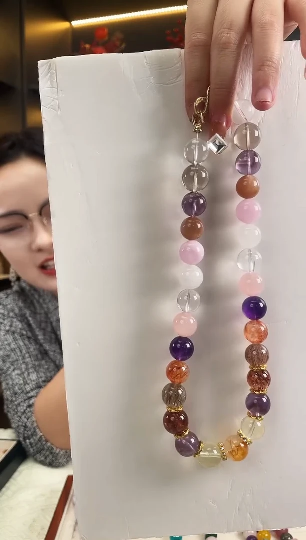 未镶嵌手串水晶多宝项链