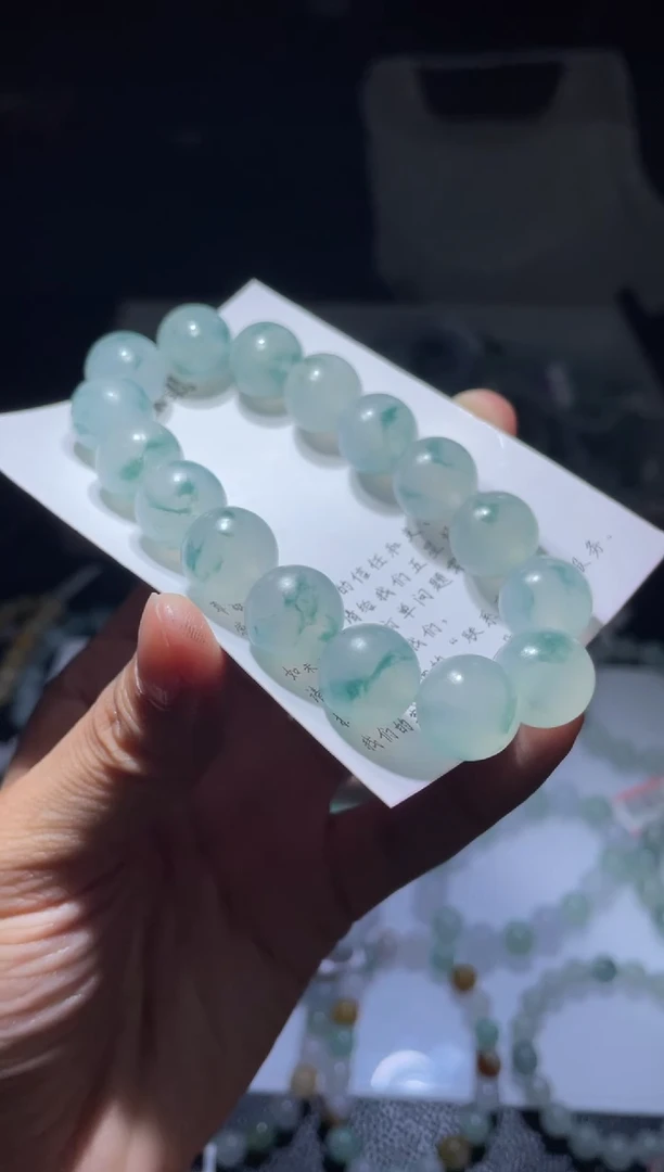 未镶嵌定制翡翠翡翠手串