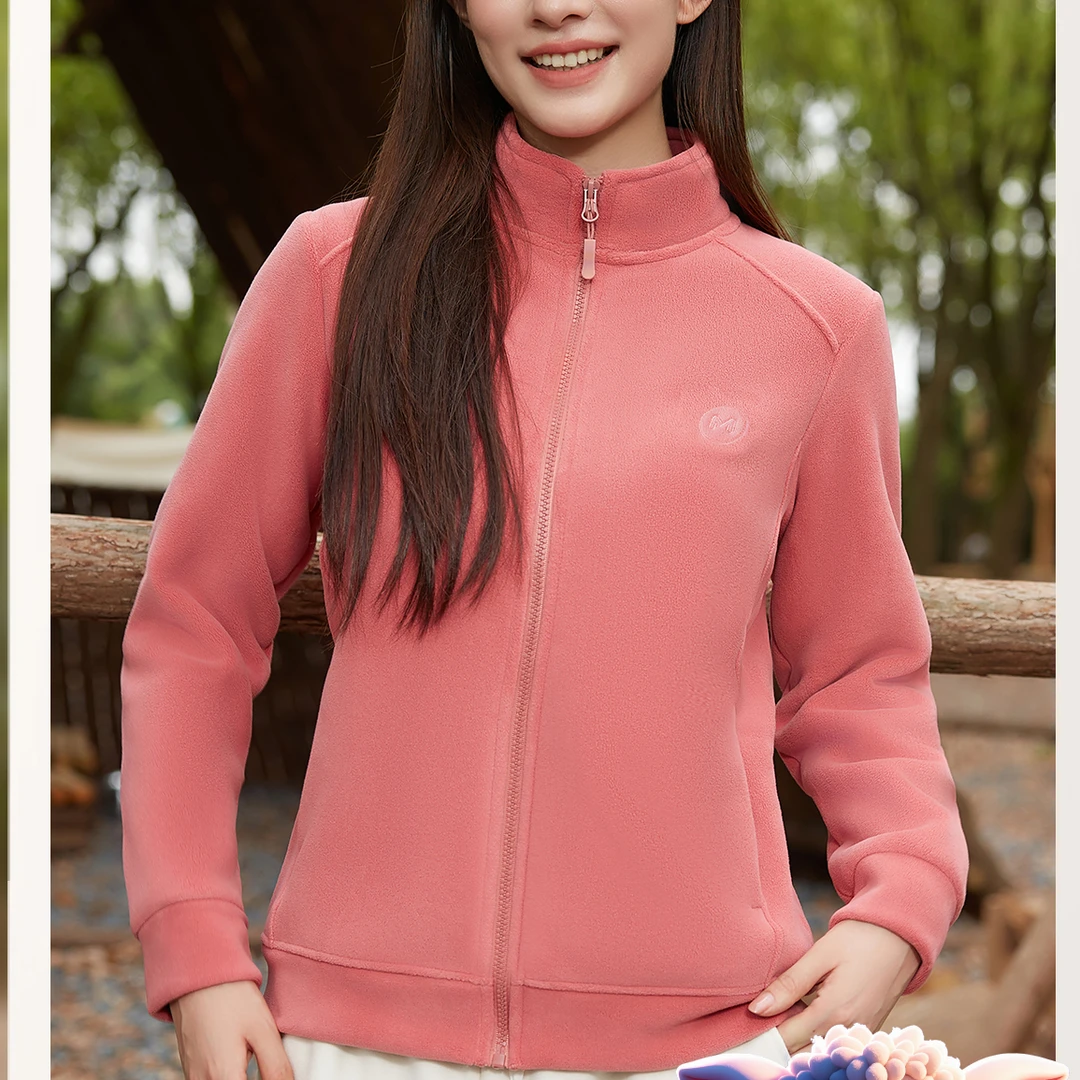 纪凡姬花花/2442-【女款】秋冬季新款亲肤衣保暖运动加厚休闲外套