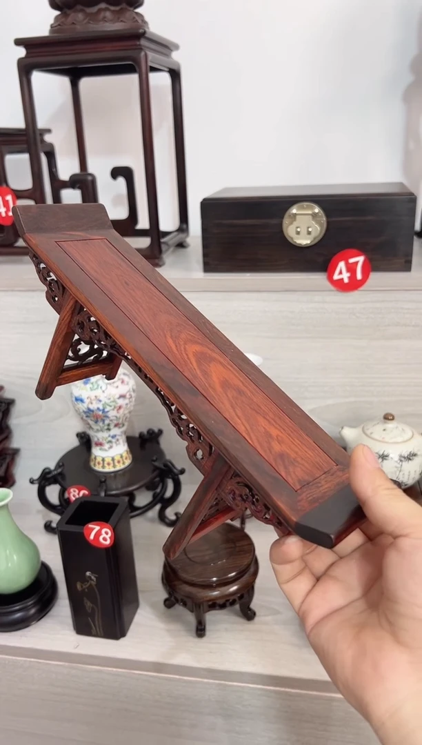 微凹黄檀（南美大红酸枝）条案38*7.2*10