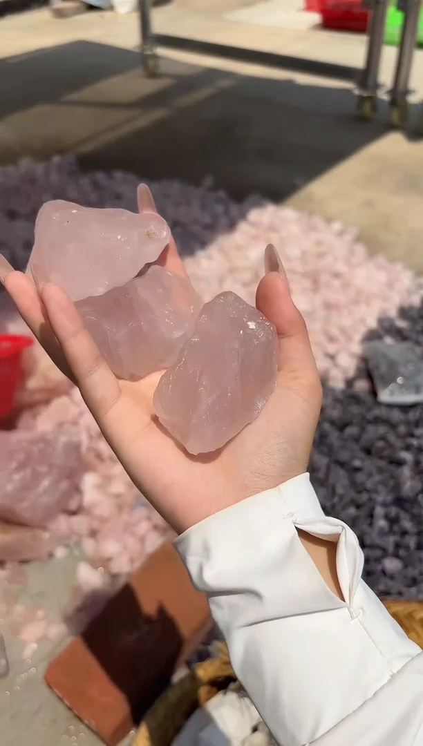 摆件未镶嵌水晶粉水晶298多样性发一个