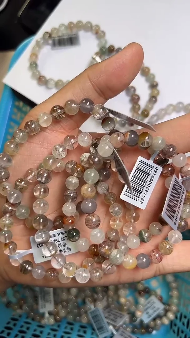 【闪购商品】水晶手链未镶嵌XL3779约7mm多样性发一件