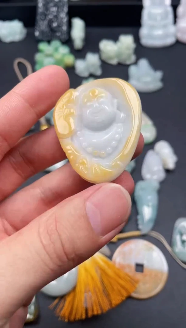 翡翠未镶嵌颈饰天然翡翠a货