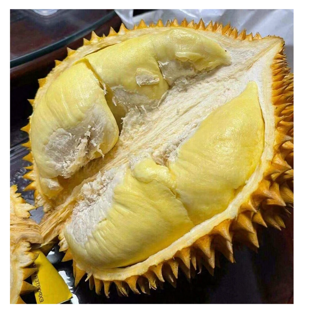 双A果树熟金枕鲜榴莲、一个4斤左右、现称现卖、一物拍一物【整果卖】默认剥果，不剥自己备注【核小】金枕泰国