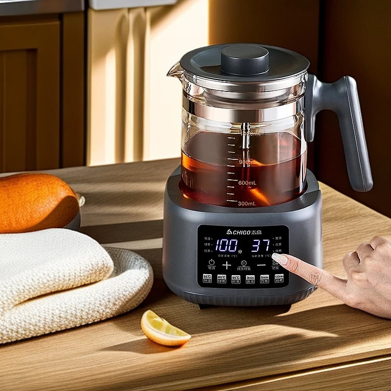 Chigo/志高煮茶器全自动蒸汽喷淋蒸茶壶养生壶玻璃保温电热烧水壶