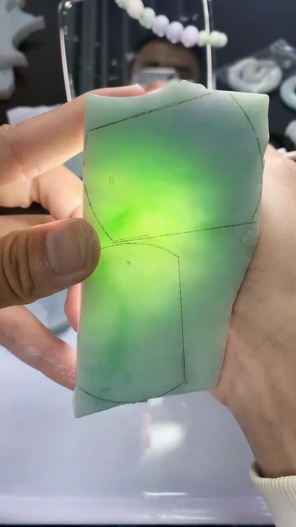 裸石翡翠天然缅甸翡翠A货【海】10