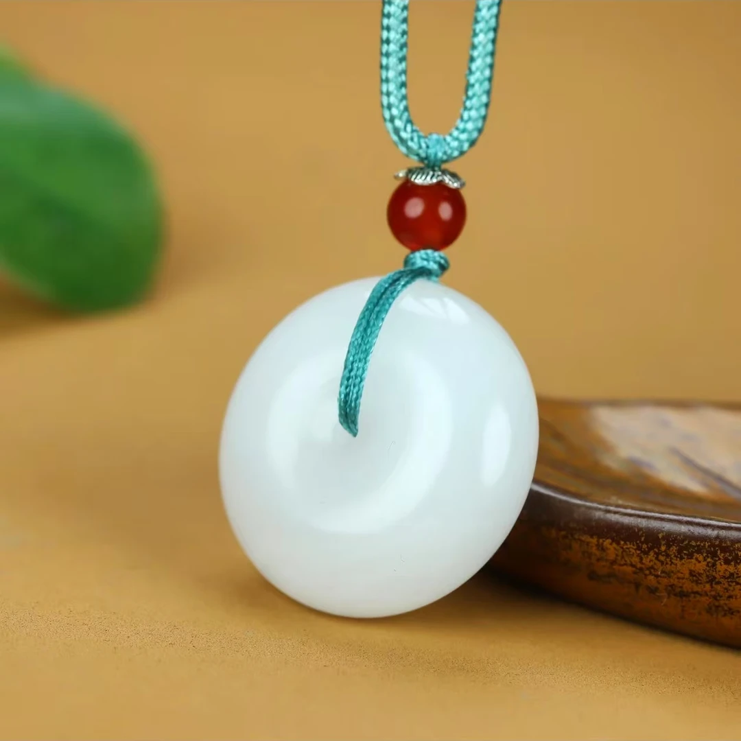 非金属珐琅吊坠 新疆精美时尚简约平安扣吊坠