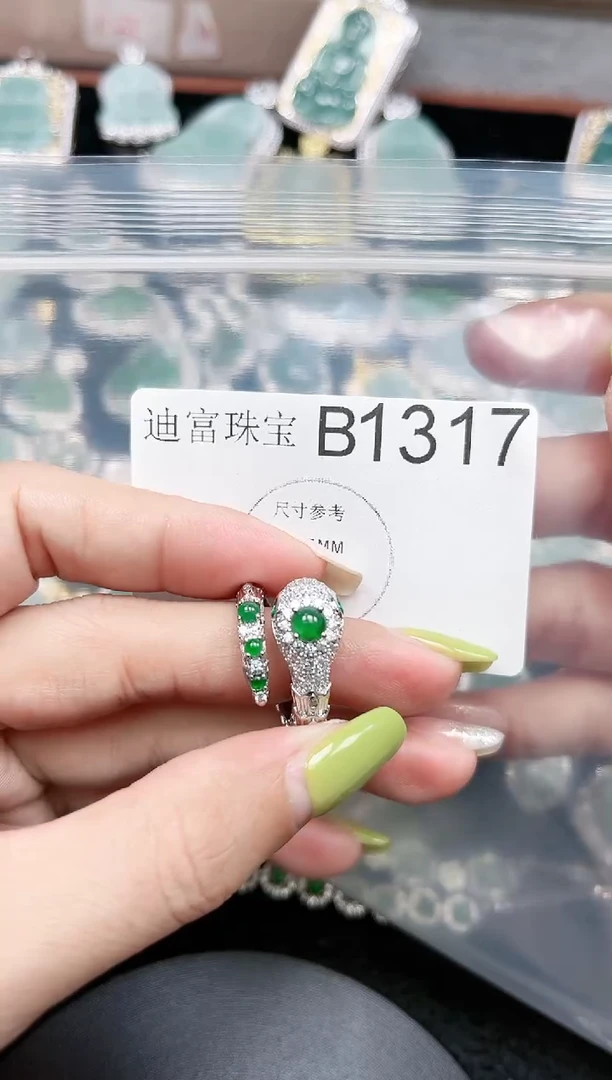 【闪购商品】翡翠颈饰未镶嵌1317赠皮绳