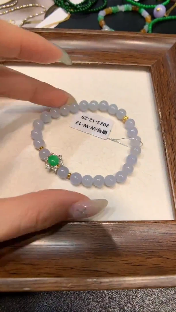 未镶嵌手串翡翠手串