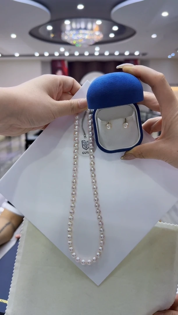 海水珍珠未镶嵌颈饰王总.吉尔德特选akoya极光天女珍珠