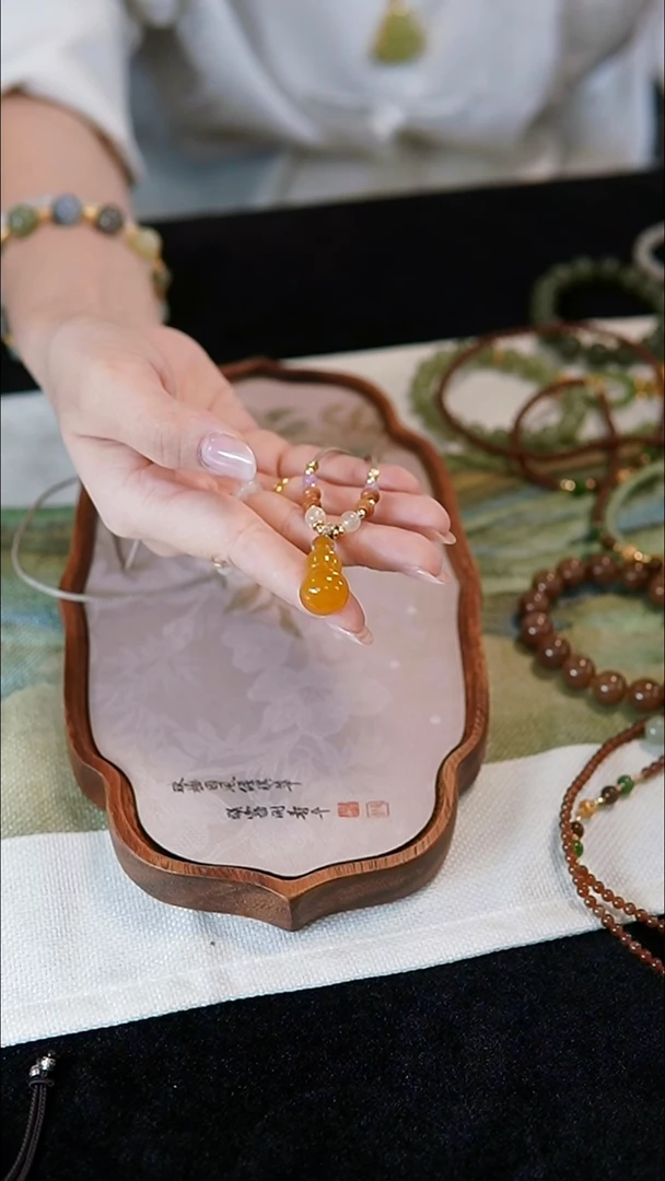 合金颈饰玛瑙/玉髓YDY