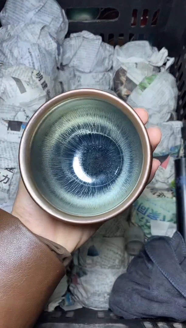 【闪购商品】茶盏八方来财 盏三疯建盏茶器