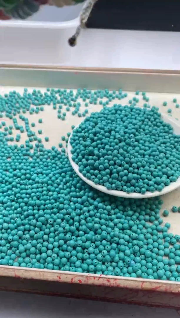 【闪购商品】玛瑙/玉髓颈饰未镶嵌w822高瓷绿松4mm*30颗