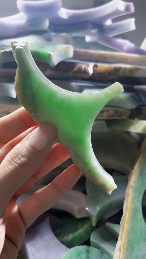 翡翠裸石缅甸翡翠A货陈5018