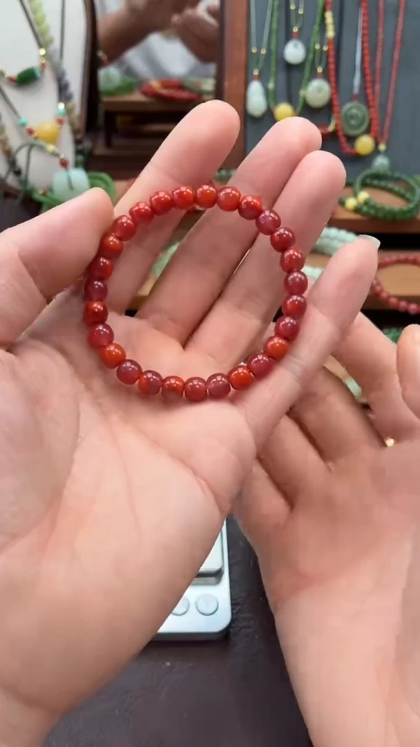 未镶嵌手串南红玛瑙多样性发货任发其一