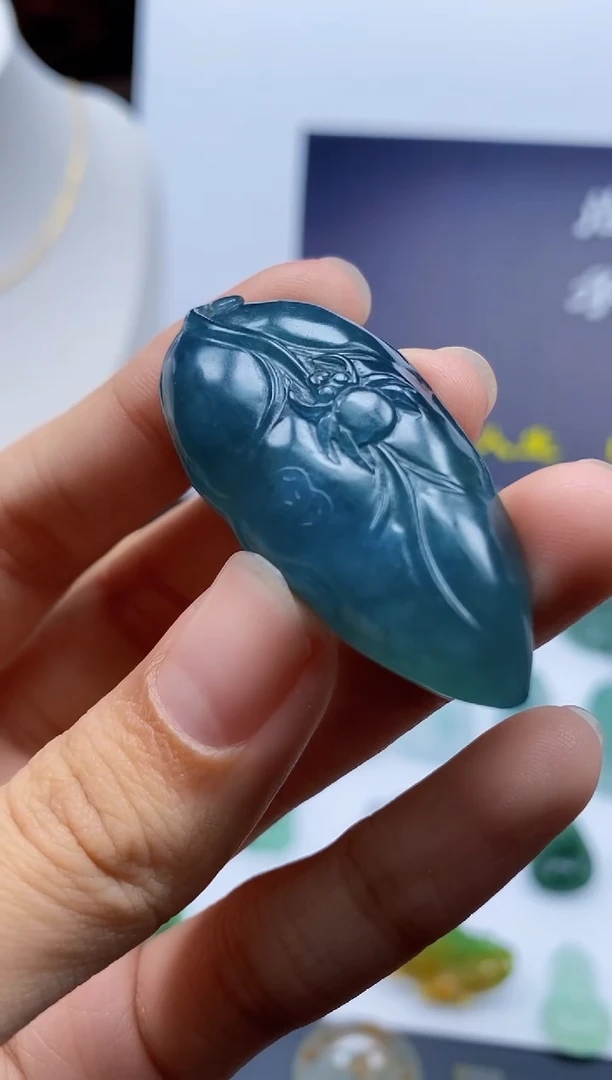 未镶嵌定制翡翠叶子