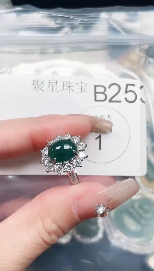 【闪购商品】翡翠颈饰未镶嵌赠皮绳253