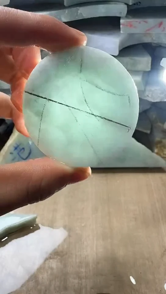 裸石翡翠天然翡翠A货花162