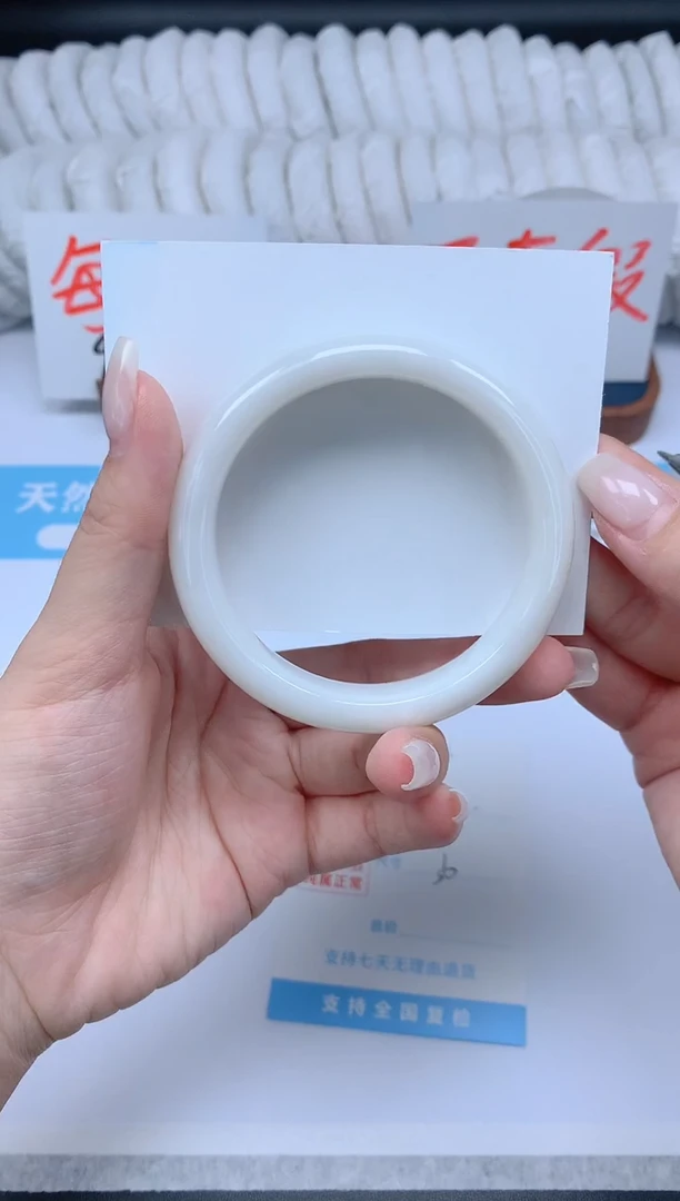 和田玉手镯未镶嵌K130-56