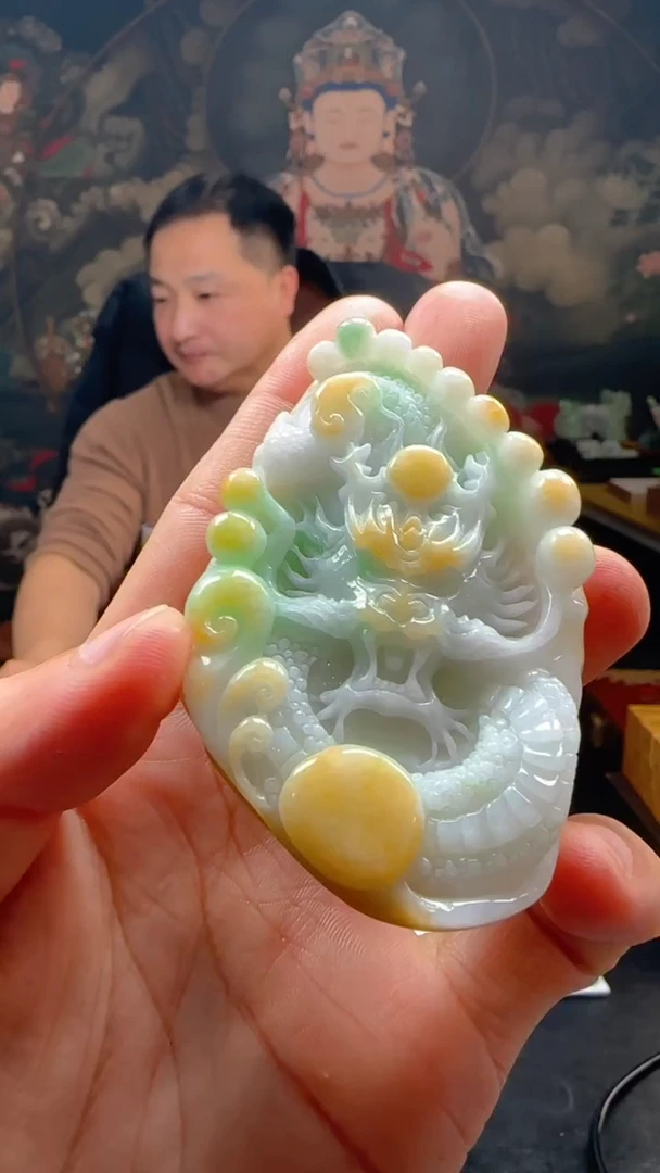 【闪购商品】定制翡翠未镶嵌L-@@QJXC12145