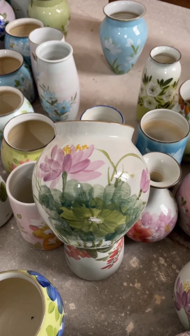 瓶瓷景德镇手绘陶瓷