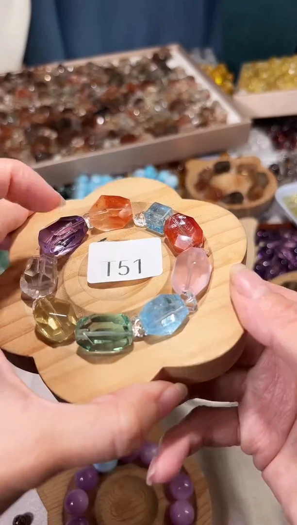 水晶手串未镶嵌a**～T51多宝随型手串拍6