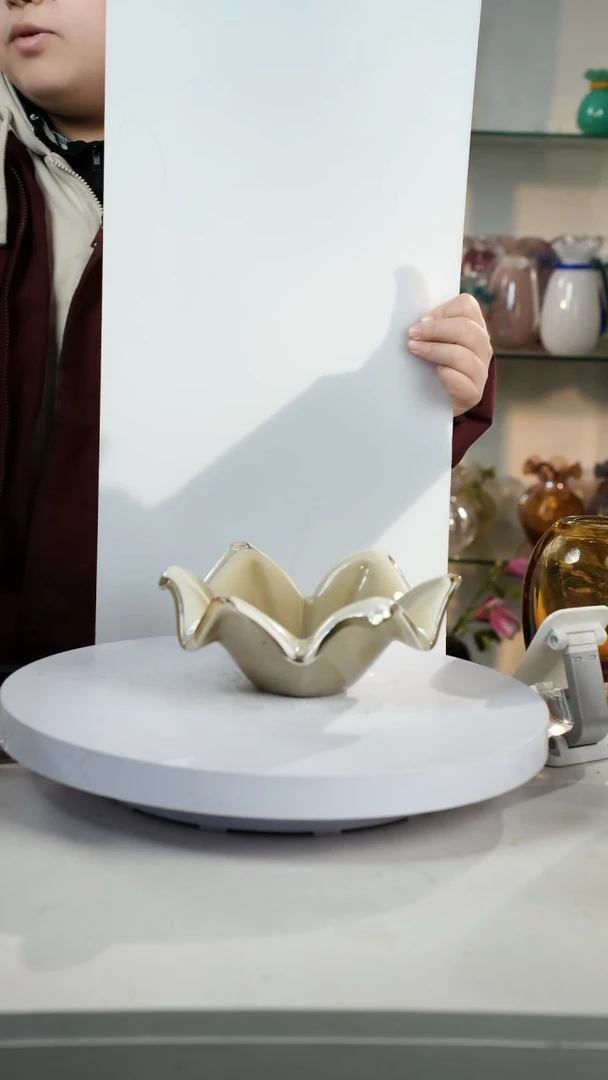 【闪购商品】琉璃【弘扬】长20轻奢琉璃花器微瑕福利