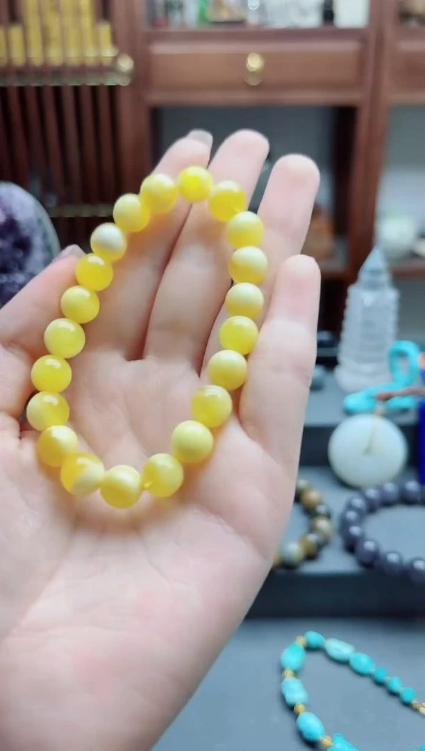 未镶嵌蜜蜡裸石蜜蜡手串HS