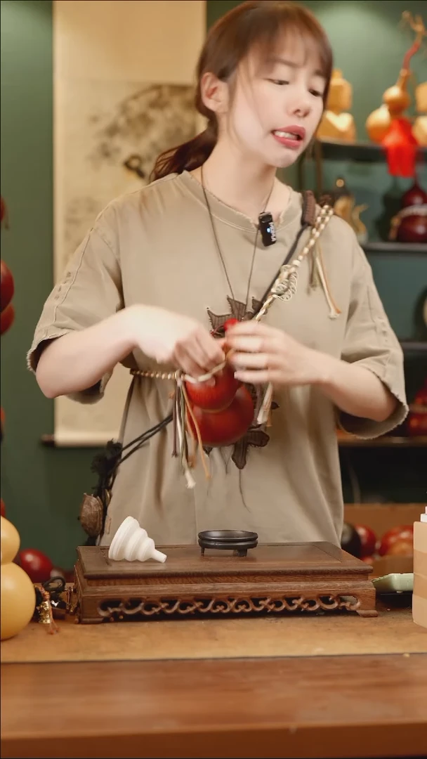 425号精品天然大漆工艺防渗内胆酒葫芦~