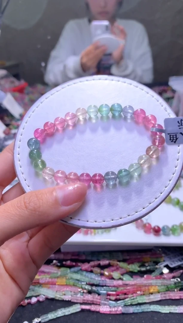 未镶嵌手串碧玺A41【天然碧玺】