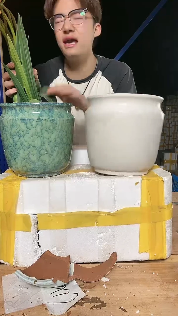 紫砂花盆宜兴紫砂粗陶花盆20*20