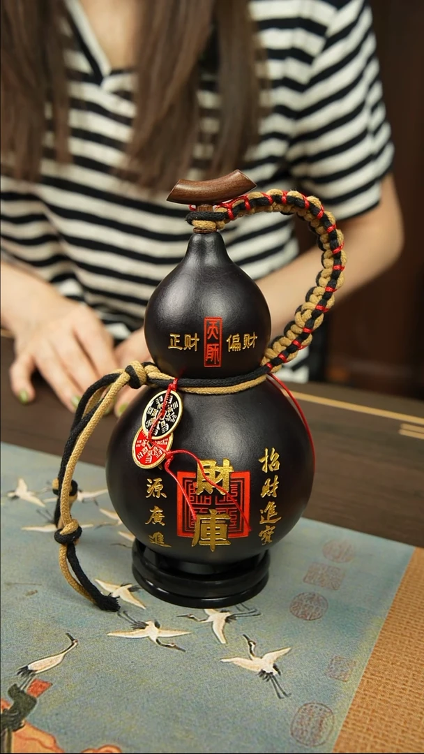 47号650ml左右非遗大漆酒葫芦