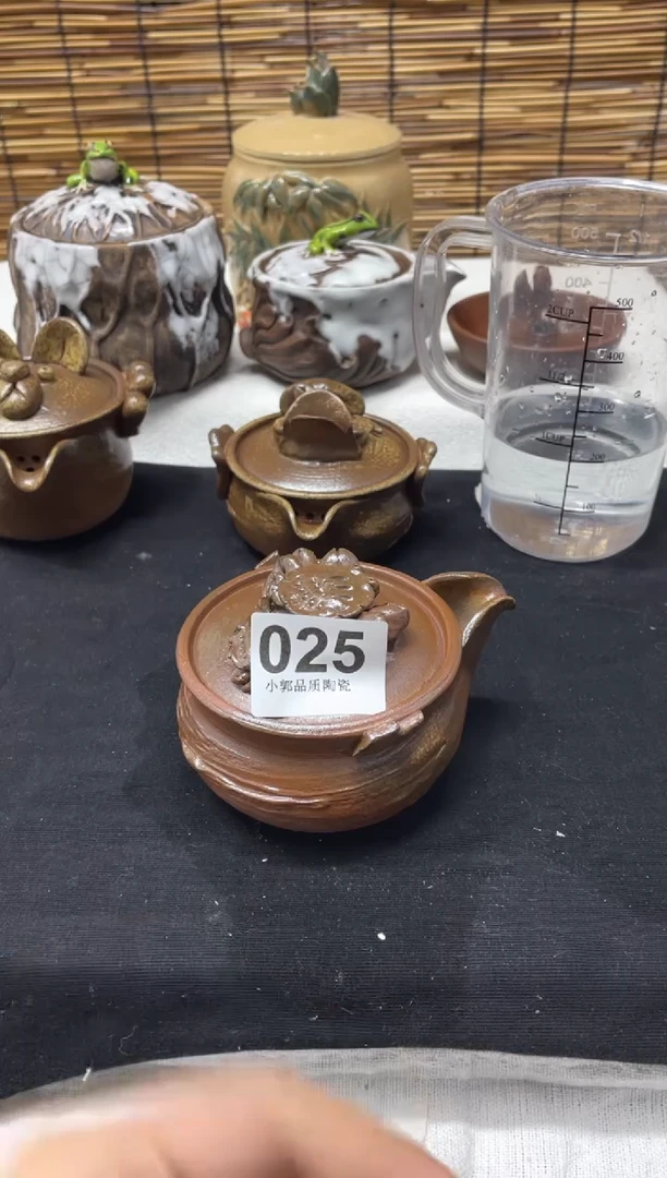 【闪购商品】杯025精美粗陶手工柴烧