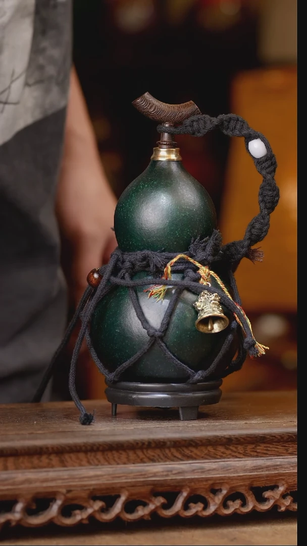 180号精品天然大漆酒葫芦一物一拍~