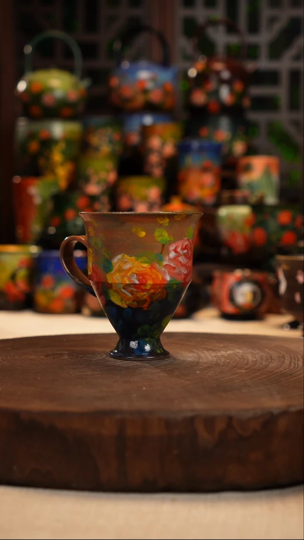 油画   釉下彩   杯子