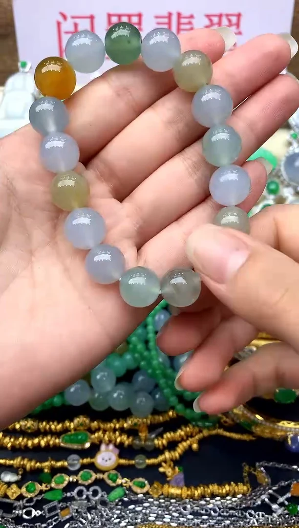 未镶嵌手串翡翠389-中国好珍宝