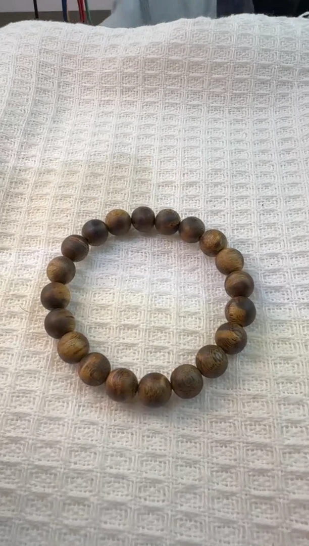 沉香手串沉香花珠圆珠手串10mm8g多样性发一