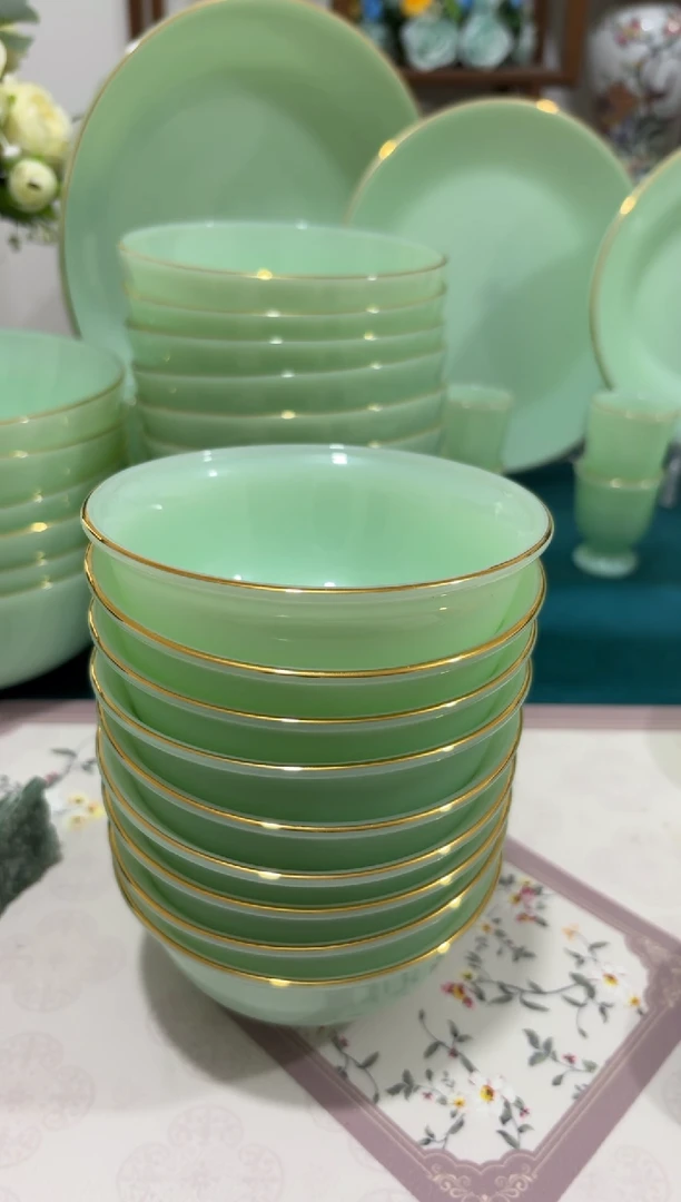 4.5英寸玉瓷碗10个口径11.5厘米