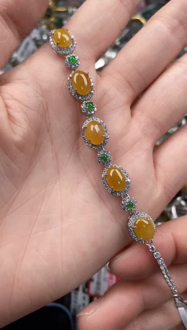 银S925镶嵌戒指翡翠999   8