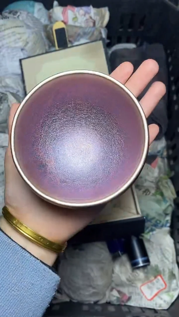 【闪购商品】茶盏糖果 紫钵 盏三疯建盏茶器