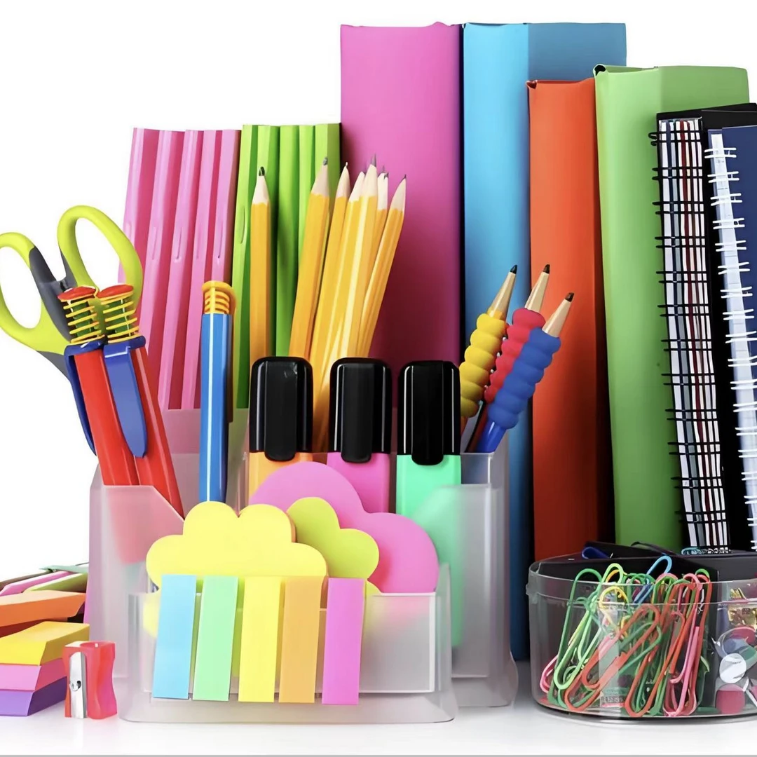 得力9支按动中性笔组合笔套装（以直播实物为准）