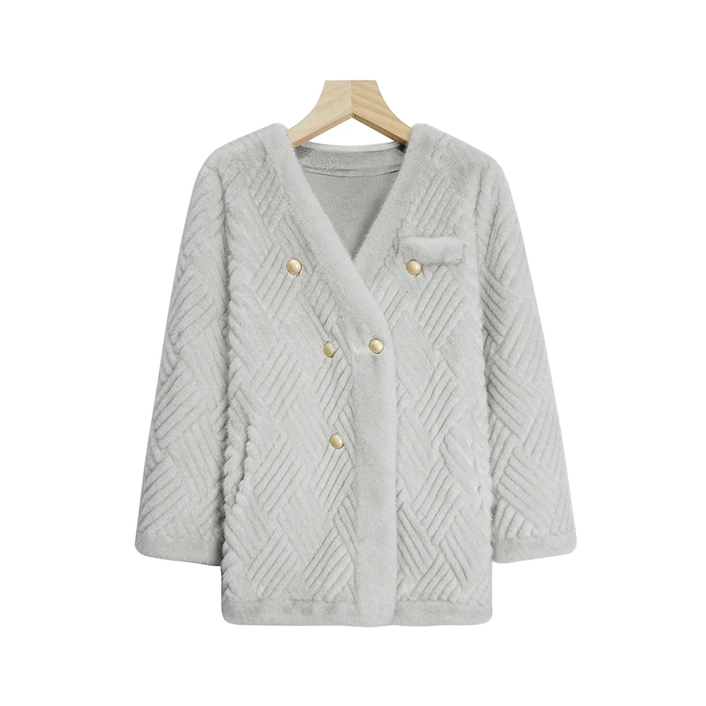 X968轻奢独特气质尊贵V领外套3D