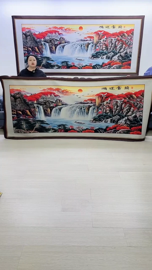 横款鸿运当头120*280