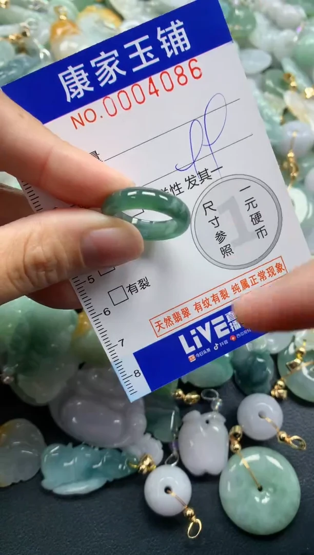 颈饰未镶嵌翡翠4086