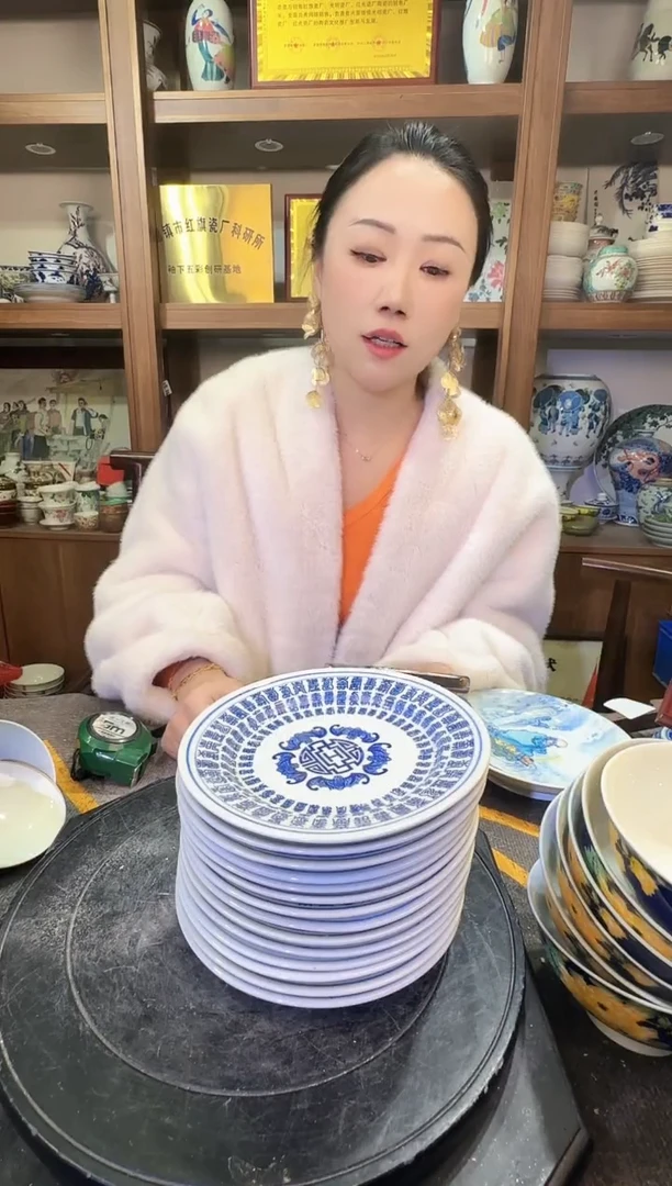 【闪购商品】其他D112景德镇制陶瓷14个