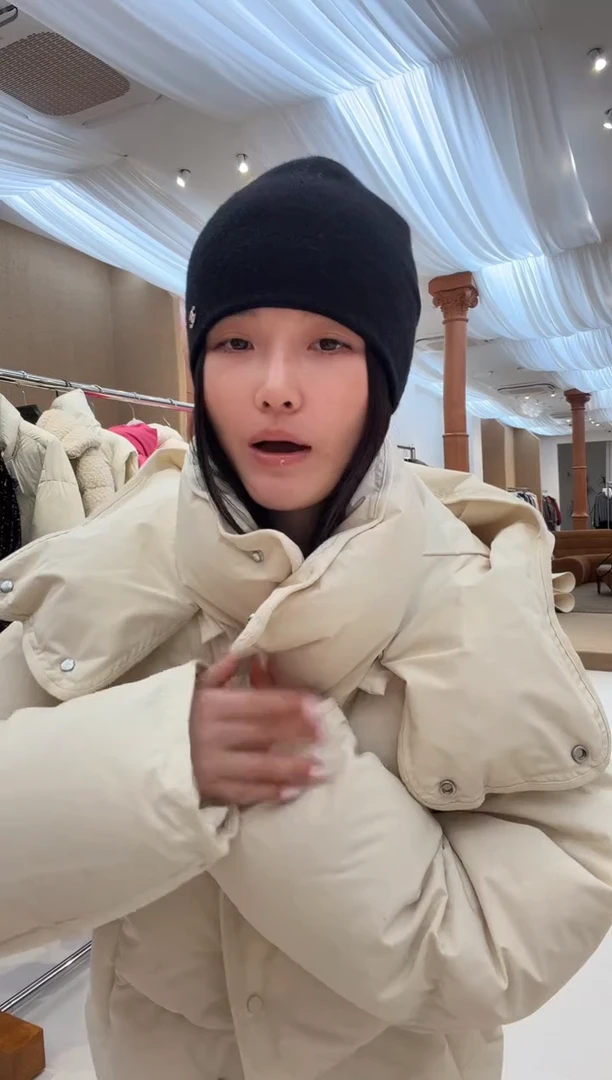 鹅绒服长白山稀有鹅绒外套m