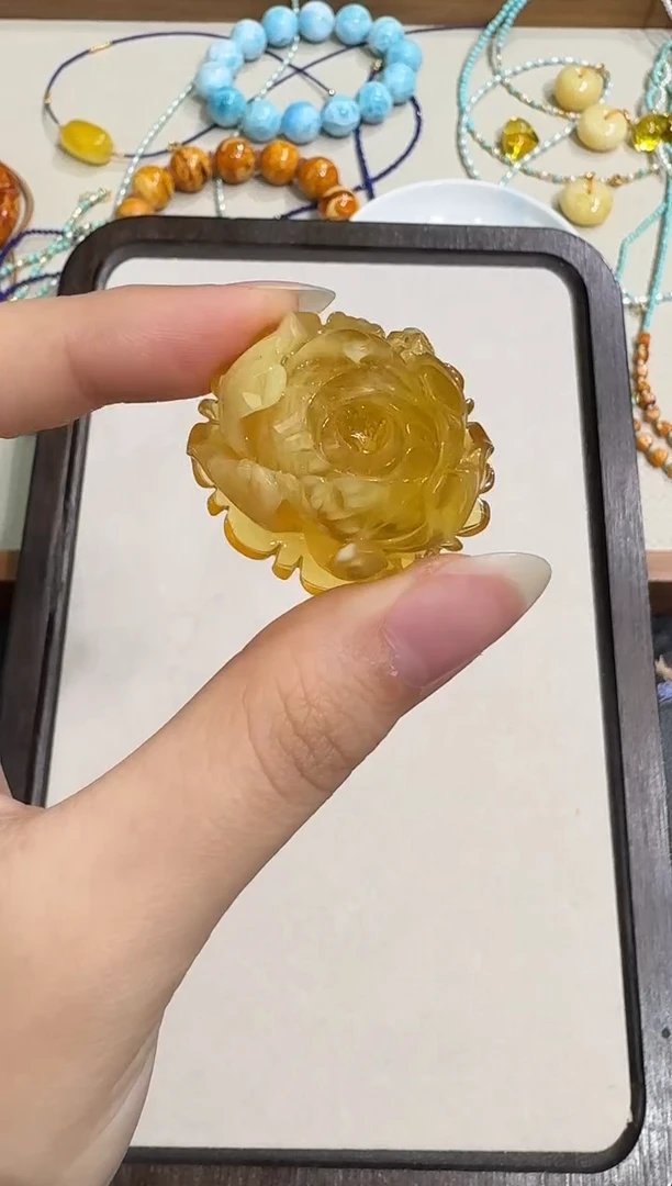 琥珀颈饰未镶嵌X0916-1195-160