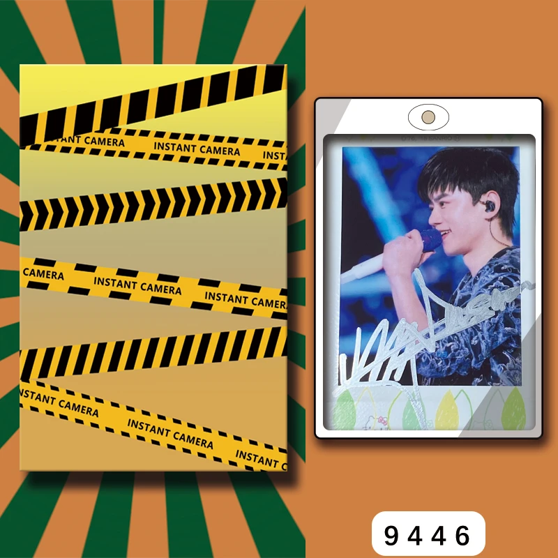 D9446【张杰】 正品拍立得照片 KT