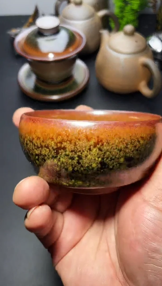 茶盏62 叶紫建盏